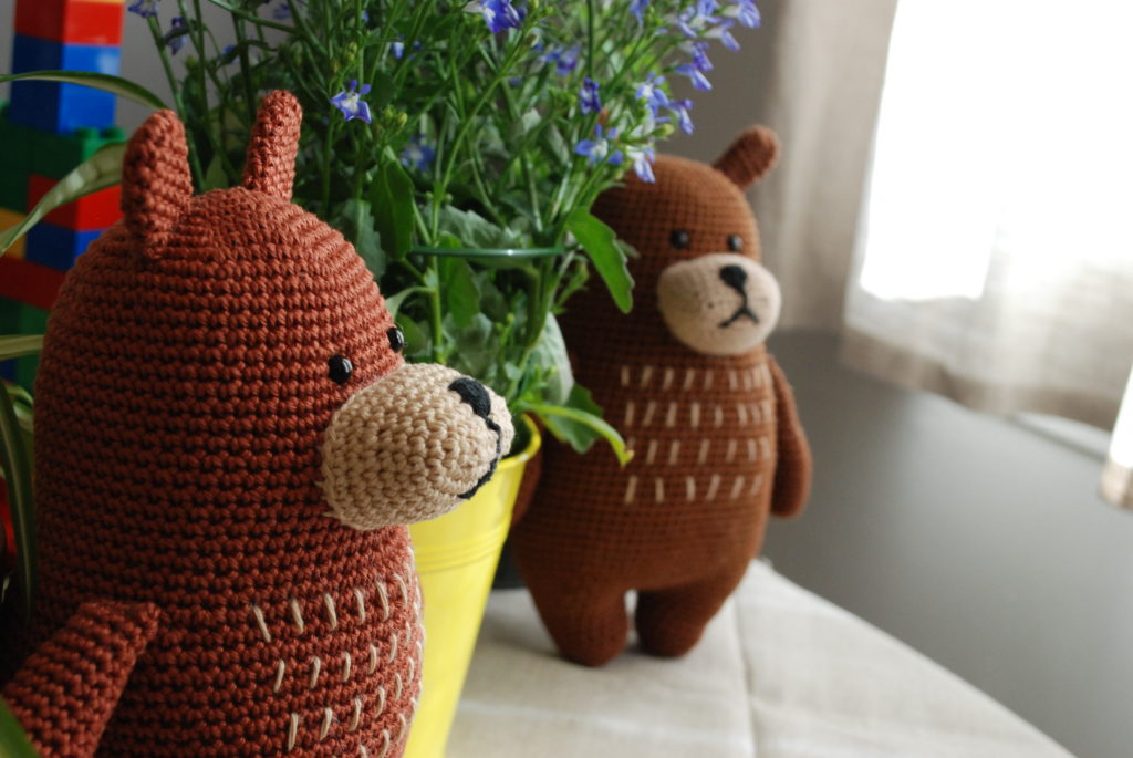 Amigurumi bear crochet