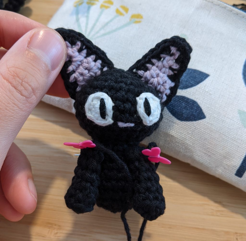 Free crochet pattern Jiji the cat La Fabrique des songes