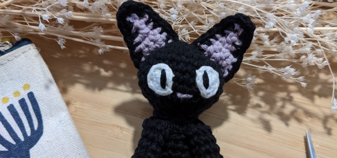 Free crochet pattern Jiji the cat La Fabrique des songes